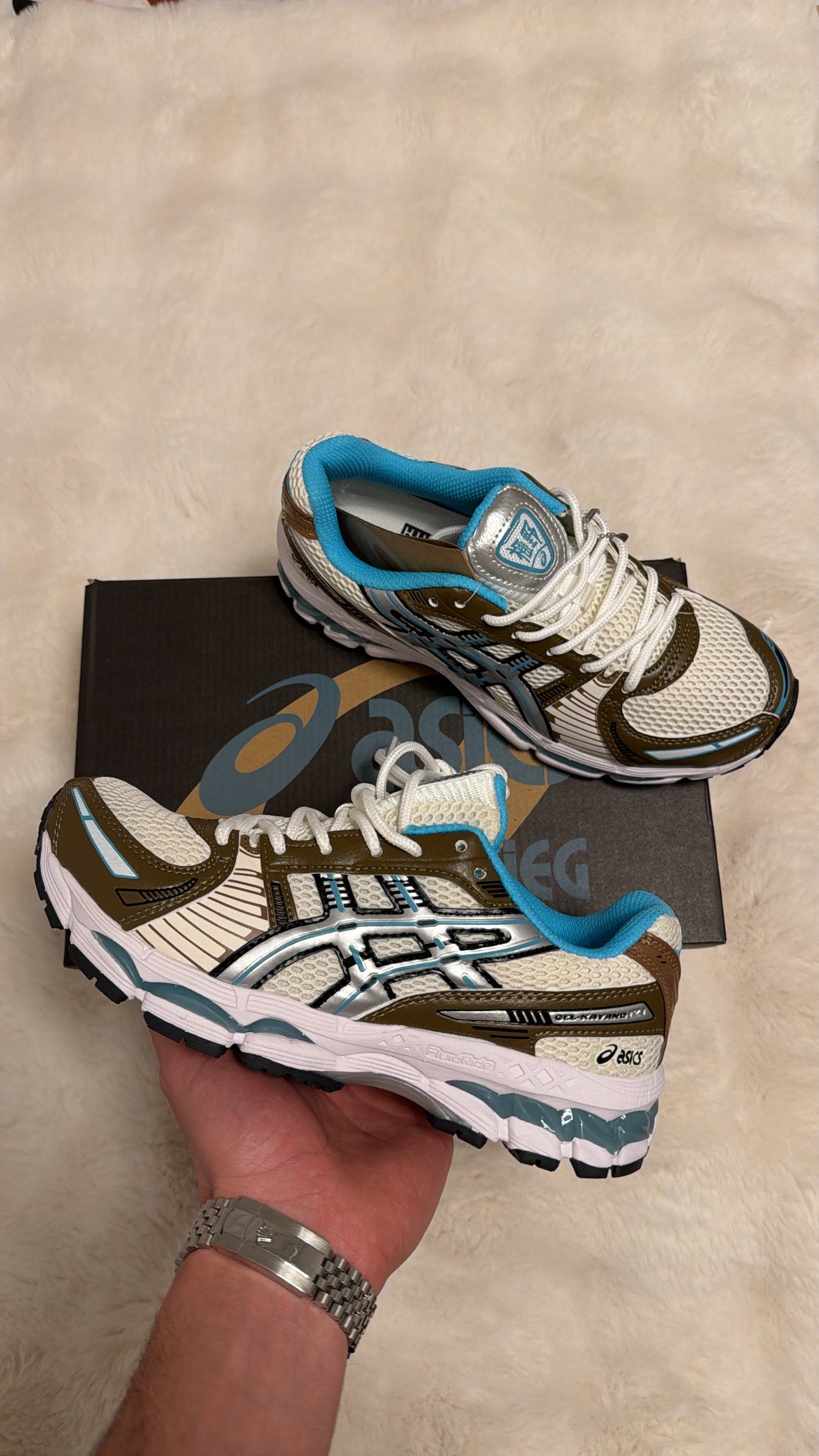 ASICS GEL-KAYANO 12.1 'Brown & Teal' - BSTN 10th Anniversary Exclusive